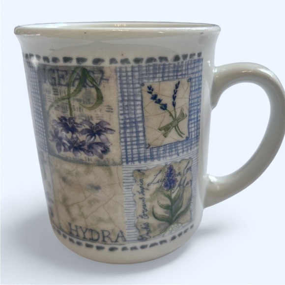 Hydrangeas Floral Porcelain Coffee Tea Cup Mug Made In Britain - Picture 2 of 4